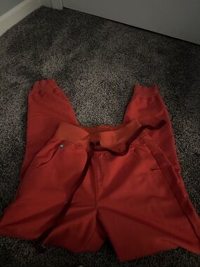 Figs women’s orange scrub pants